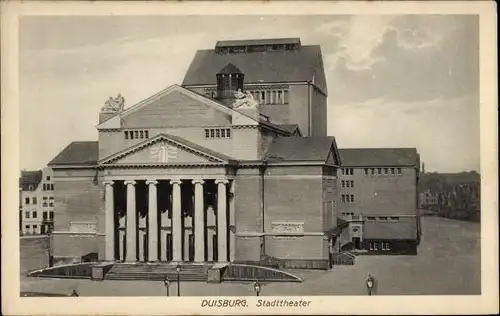 Ak Duisburg im Ruhrgebiet, Stadttheater