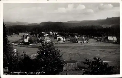Ak Jägersgrün Tannenbergsthal im Vogtland, Panorama