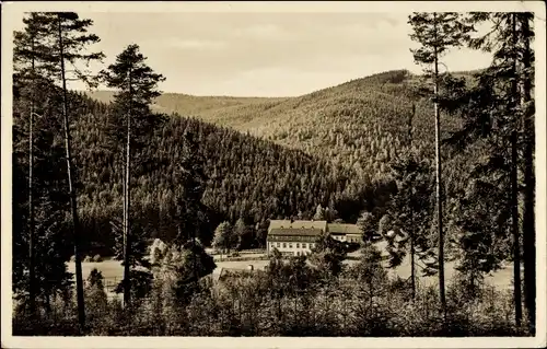 Ak Erlbach im Vogtland, Kinderheim Tannenmühle, Landesgemeindetal