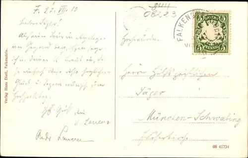 Ak Falkenstein im Vogtland, Totalansicht