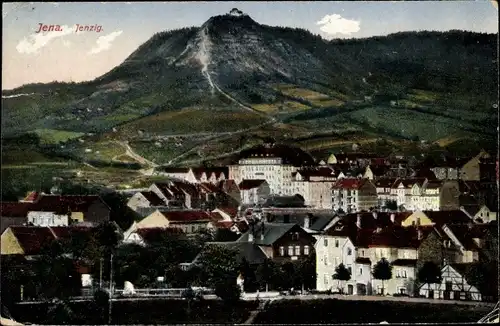 Ak Jena in Thüringen, Ausblick zum Jenzig