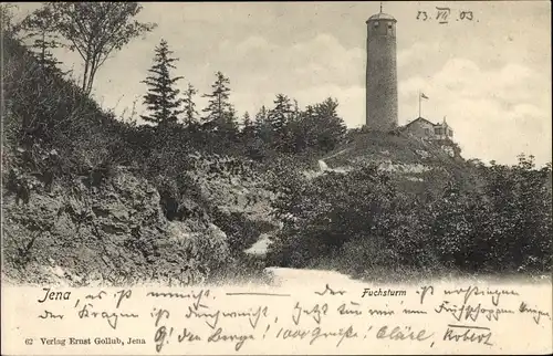 Ak Jena in Thüringen, Fuchsturm