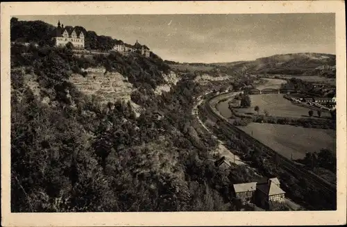 Ak Dornburg an der Saale Thüringen, Dornburger Schlösser, Goetheschloss, Saaletal