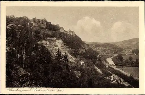 Ak Dornburg an der Saale Thüringen, Saalepartie