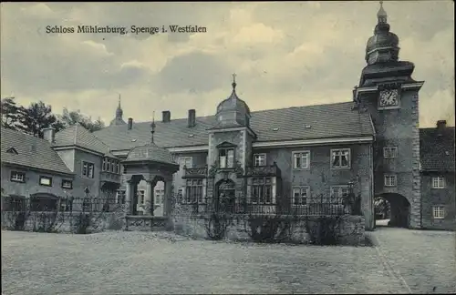 Ak Spenge in Westfalen, Schloss Mühlenburg