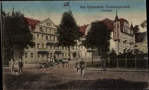 Ak Bad Rothenfelde am Teutoburger Wald, Kurhaus, Kutsche