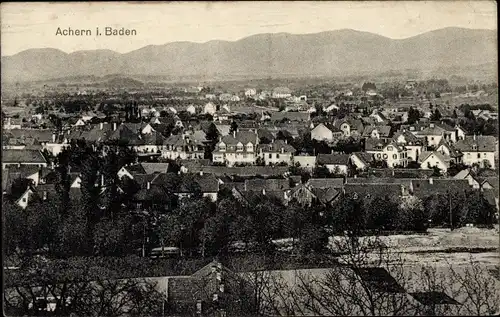 Ak Achern in Baden Schwarzwald, Panorama