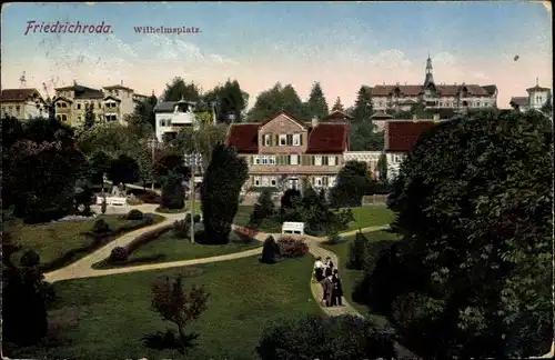 Ak Friedrichroda in Thüringen, Wilhelmsplatz