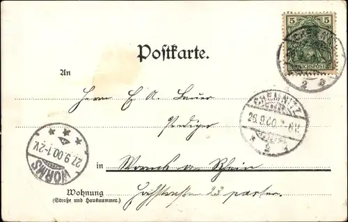 Ak Chemnitz in Sachsen, Kaiserplatz