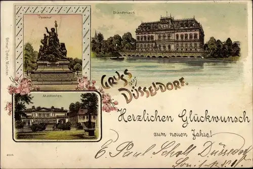 Litho Düsseldorf am Rhein, Denkmal, Ständehaus