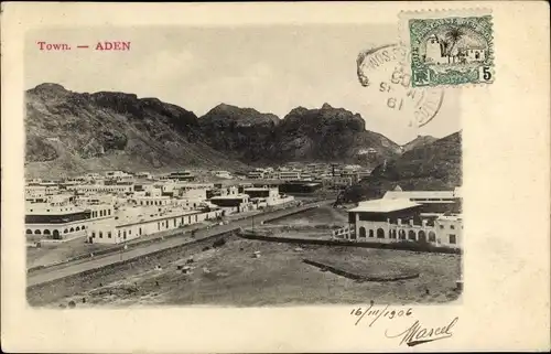 Ak Aden Jemen, Gesamtansicht