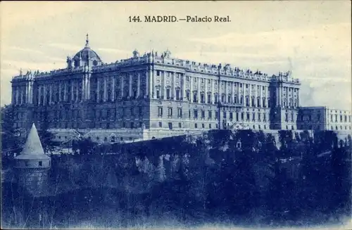 AK Madrid, Spanien, Königspalast
