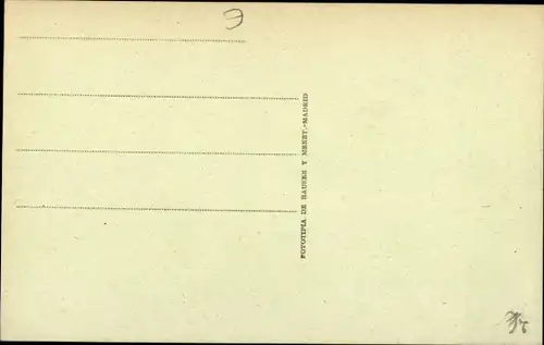 AK Madrid, Spanien, Königspalast