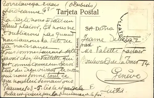 AK Madrid, Spanien, Plaza de Canalejas