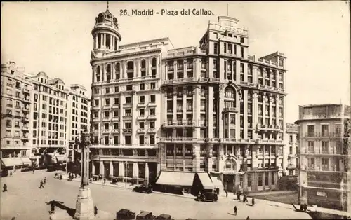 Ak Madrid Spanien, Plaza del Callao