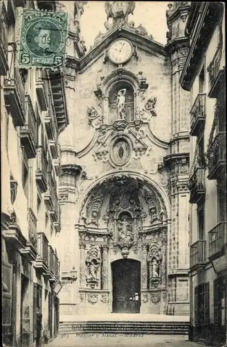 Ak Donostia San Sebastián Baskenland, Kirche