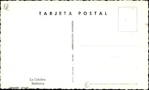 Ak Mallorca Balearen, La Calobra