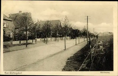 Ak Wellingdorf Kiel, Wehdenweg