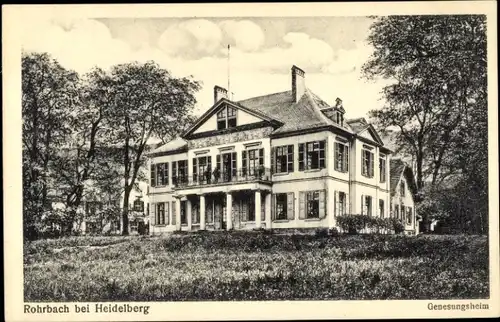 Ak Rohrbach Heidelberg am Neckar Baden Württemberg, Genesungsheim