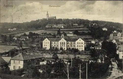 Ak Amberg in der Oberpfalz Bayern, Marienspital