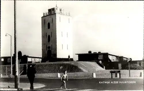 Ak Katwijk aan Zee Südholland Niederlande, Leuchtturm