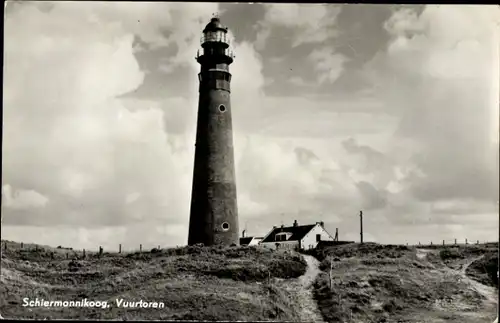 Ak Schiermonnikoog Friesland Niederlande, Leuchtturm