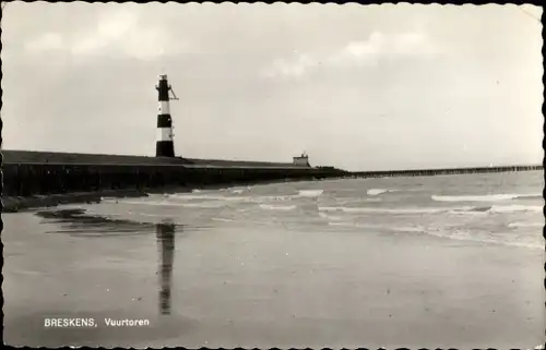 Ak Breskens Sluis Zeeland Niederlande, Leuchtturm