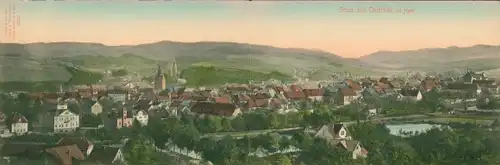 Klapp Ak Osterode am Harz, Panorama