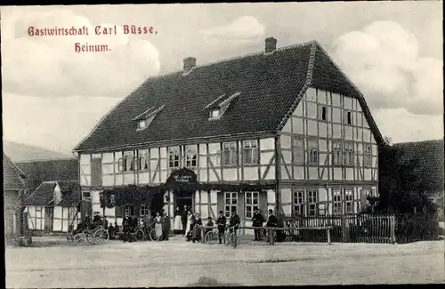 Ak Heinum Gronau an der Leine, Gastwirtschaft Carl Büsse