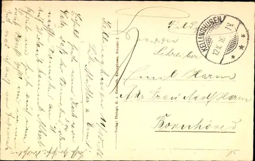 Ak Kellinghusen in Holstein, Ecke Schulstraße und Lehmbergstraße