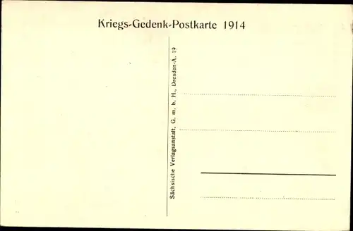 Künstler Ak Hänsel, In Treue Fest, Flaggen, Wappen, Germania