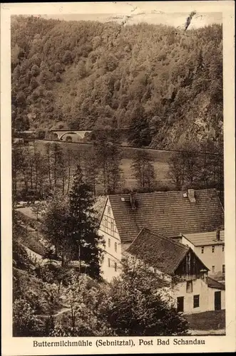 Ak Bad Schandau Sächsische Schweiz, Buttermilchmühle
