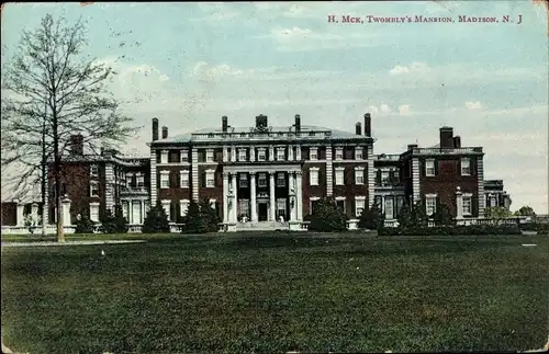 Ak Madison New Jersey, H. Mck, Twombly's Mansion