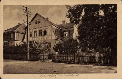 Ak Bremke Gleichen Landkreis Göttingen, Pension und Gasthaus zum Bremkertal