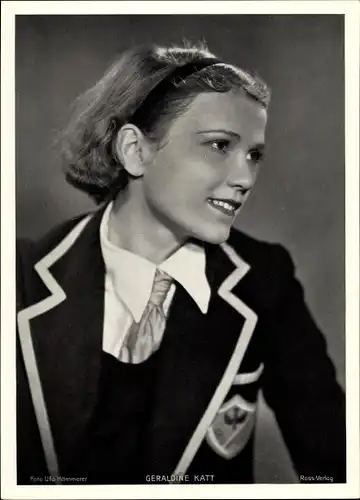 Foto Schauspielerin Geraldine Katt, Portrait