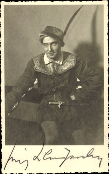 Foto Ak Schauspieler Heinz Klingenberg (1905 1959) Portrait