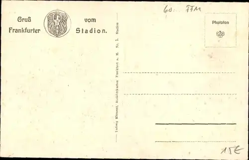 Ak Frankfurt am Main, Stadion