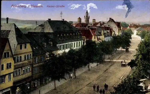 Ak Friedberg im Wetteraukreis Hessen, Kaiser-Straße