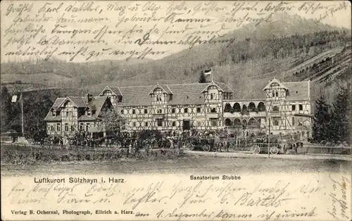 Ak Sülzhayn Ellrich Thüringen, Sanatorium Stubbe