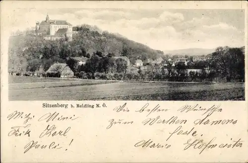 Ak Sitzenberg Reidling Niederösterreich, Schloss