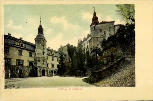 Ak Frýdlant v Čechách Friedland in Böhmen Reg. Reichenberg, Schloss
