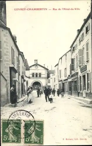 Ak Gevrey Chambertin Côte-d’Or, Rue de l’Hotel de Ville