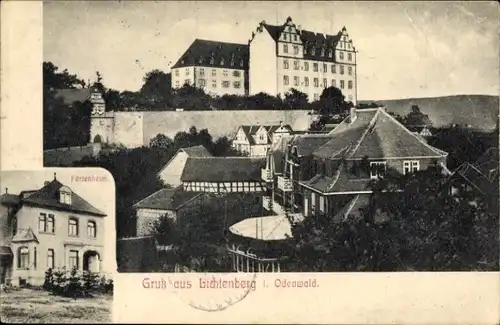 Ak Lichtenberg Fischbachtal im Odenwald, Ferienheim