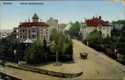 Ak Bretten in Baden, Östliche Weißhoferstraße