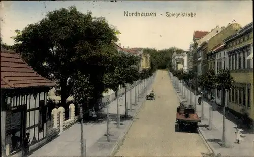 Ak Nordhausen am Harz, Spiegelstraße