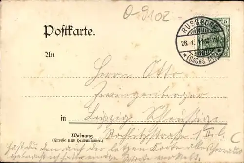 Litho Oberfrohna Sachsen, Post, Panorama