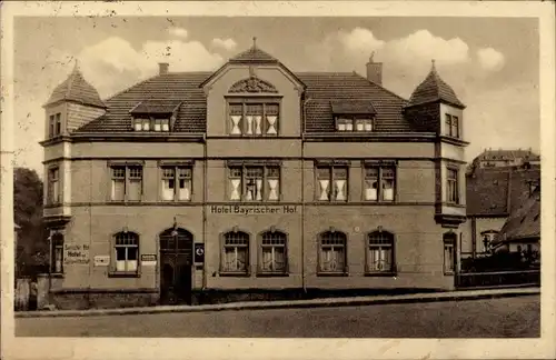 Ak Schönheide im Erzgebirge Sachsen, Hotel Bayrischer Hof