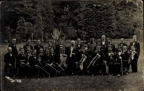 Foto Ak Unna in Westfalen, Kurorchester 1912