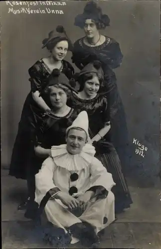 Foto Ak Unna in Westfalen, Musik Verein, Rosenfest in Nizza