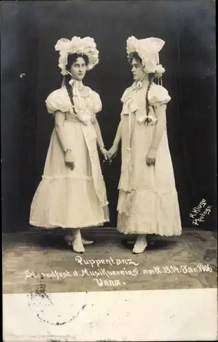 Foto Ak Unna in Westfalen, Musik Verein 1906, Puppentanz